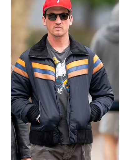 Miles Teller Godfather 2022 Bomber Leather Jacket