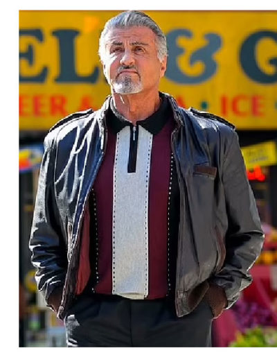 Sylvester Stallone Tulsa King Leather Jacket
