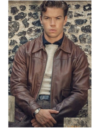 Will Poulter Why Didnt They Ask Evans Leather Jacket