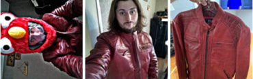 Johnson Maroon Leather Jacket 