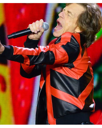 Rolling Stones Liverpool drummer Charlie Watts Leather Jacket