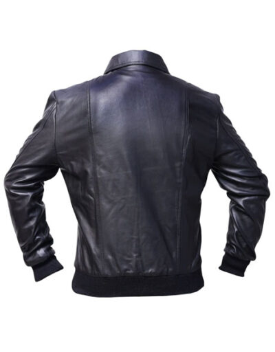 David Bowie Hero Style 1970s Real Leather Jacket