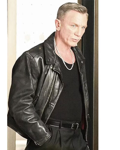 Daniel Craig Vodka Ad Leather Jacket