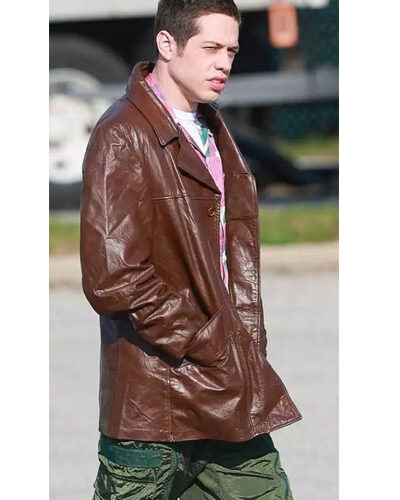 Pete Davidson Bupkis Leather Coat