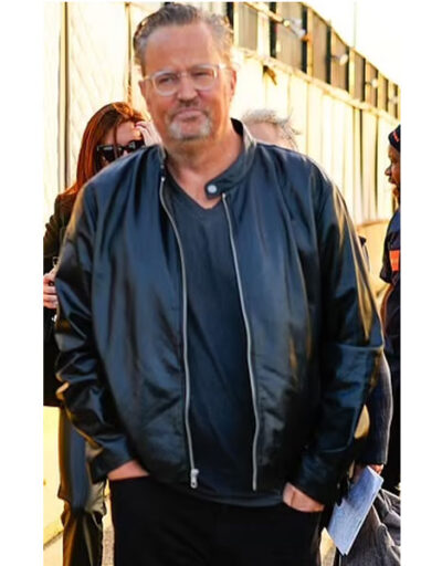 Matthew Perry New York City Leather Jacket