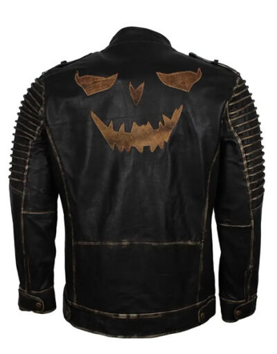 Suicide Squad Joker Black Leather Jacket