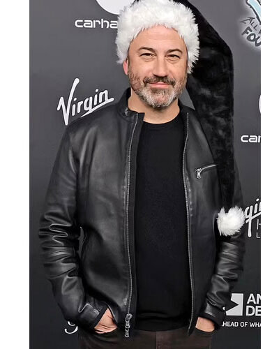 Jimmy Kimmel Heavy Metal Leather Jacket