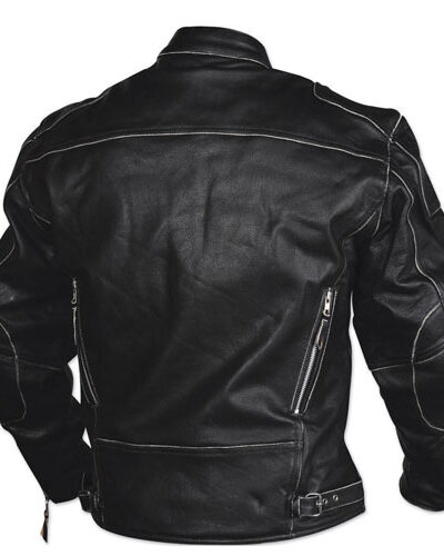 Rivet Gangster Leather Jacket