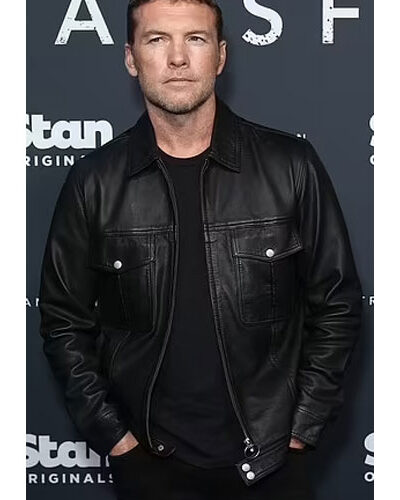 Sam Worthington The Vampire Diaries Premiere leather jacket