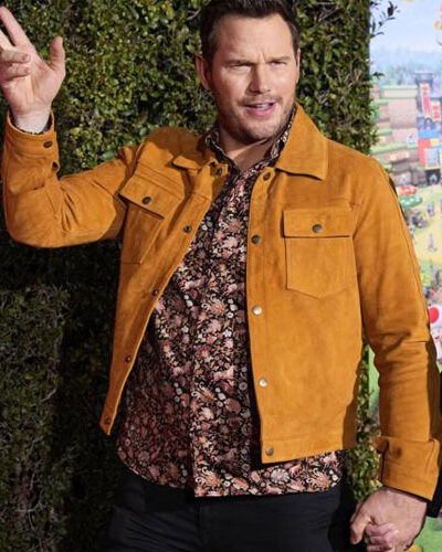 Super Mario Chris Pratt Leather Jacket