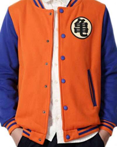 Dragon Ball Z Goku Varsity Bomber Jacket