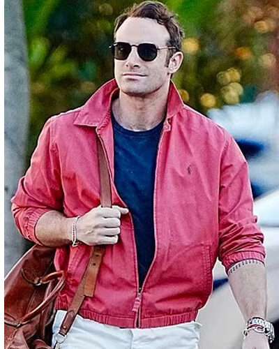 Joshua Sasse Hallmark Series Red Lether Jacket