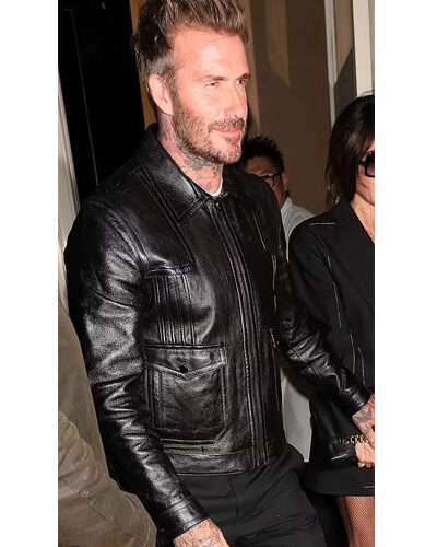 David Beckham 2.0 Iconic leather Jacket