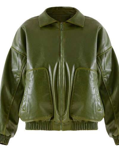 Julia Fox PERIDOT LVIV Leather Jacket