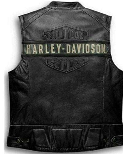 Harley Davidson Biker Leather Vest