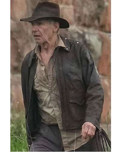 Indiana Jones And The Dial Of Destiny Harrison Ford Brown Jacket