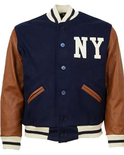 1940 NY Yankees Varsity Blue and Brown Jacket