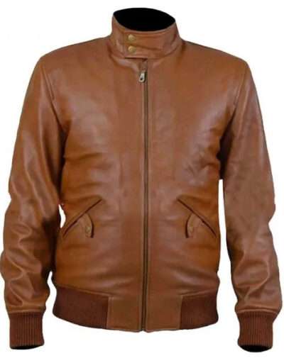 Boyd Holbrook Narcos Brown Leather Jacket