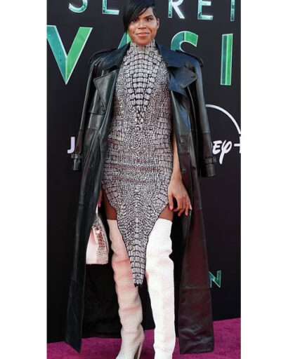 EJ Johnson Marvel Studios Leather Coat
