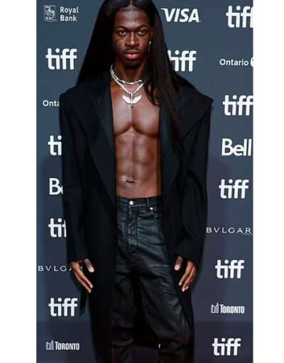 Lil Nas X Bomb Threat Wool Coat
