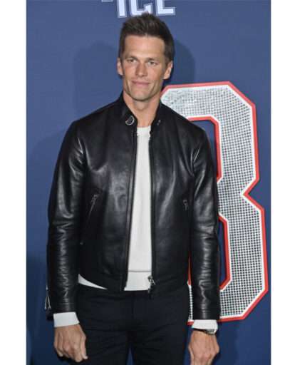 Tom Brady 80 for Brady Premiere Leather Jacket