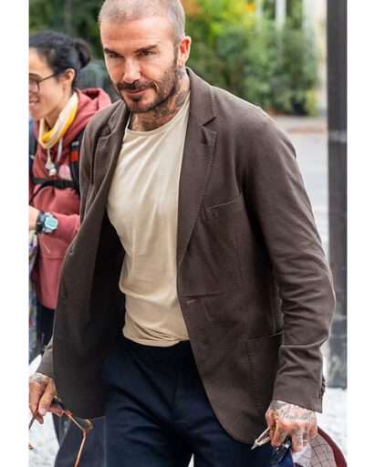 Victoria Beckham Paris Fashion Week Cotton Coat