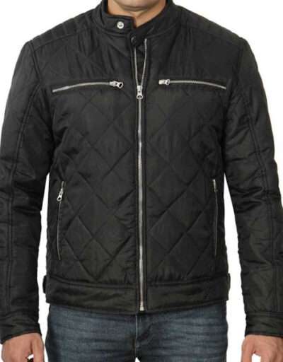 Jeremy Clarkson Black Quilted Jacket