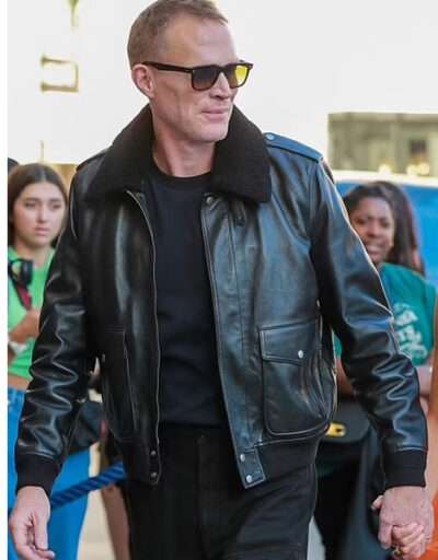 Paul Bettany Louis Bomber Leather Jacket