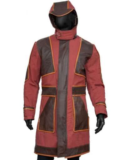 Star Wars Andor Diego Luna Leather Coat
