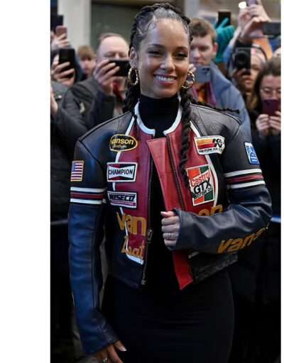 Alicia Keys Van Song Leather Jacket