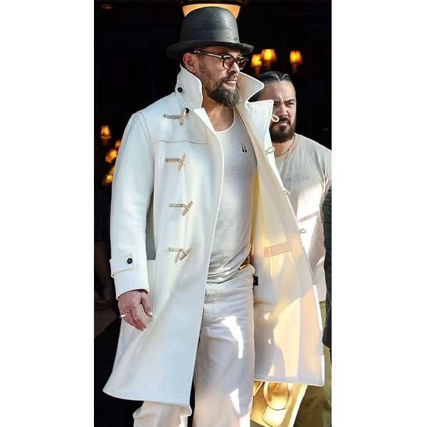 Jason Momoa Aquaman and the Lost Kingdom Wool White Coat