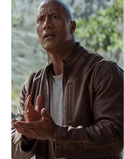 Rampage Davis Okoye Brown Leather Jacket