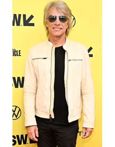 Jon Bon Jovi SXSW Premiere Leather Jacket