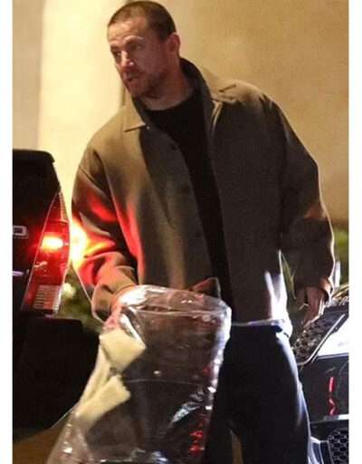 Channing Tatum Blink Twice Men's Brown Wool Jacket