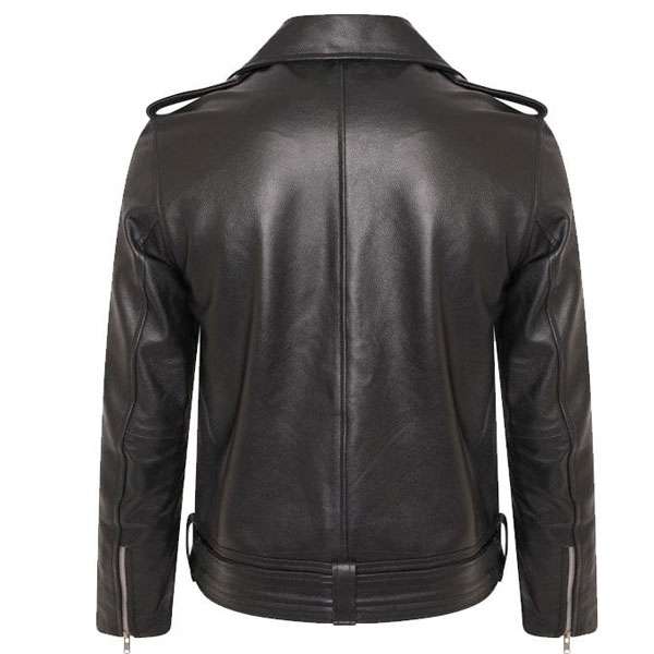 The Walking Dead Dead City Men's Black Leather Jacket