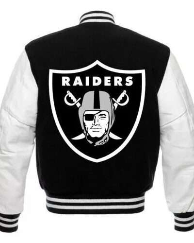 NFL Oakland Las Vegas Raiders Letterman Varsity Jacket