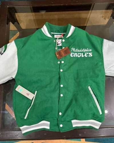 Mitchell Ness Philadelphia Eagles Princess Diana Varsity Jacket
