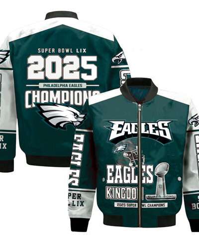 Philadelphia Eagles Super Bowl 2025 Champions Bomber Jacket