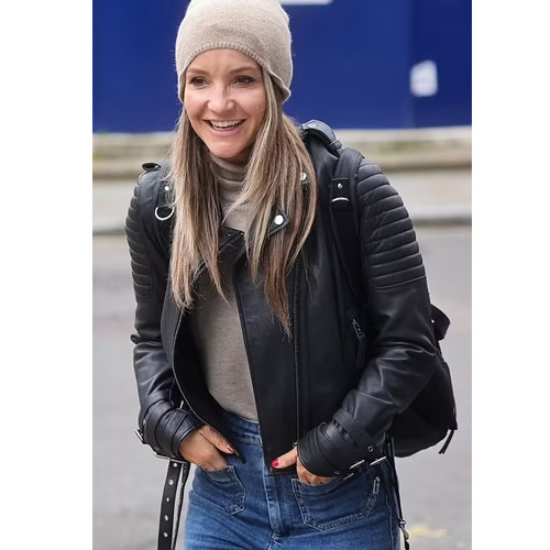 Helen Skelton London Black Leather Jacket