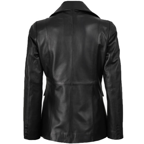 Law & Order Special Victims Unit Black Leather Coat