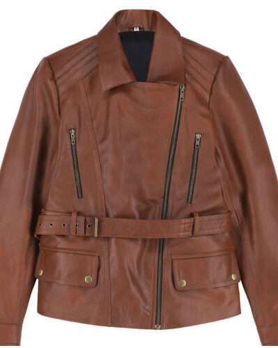 Mrs Coulter His Dark Materials Brown Leather Jacket