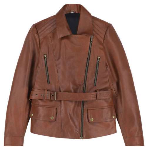 Mrs Coulter His Dark Materials Brown Leather Jacket